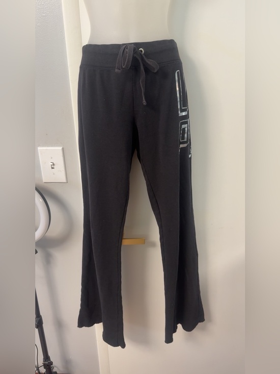 PINK Victoria's Secret Pants - Y2K Vintage PINK Victoria Secret lowrise black flare sweatpants